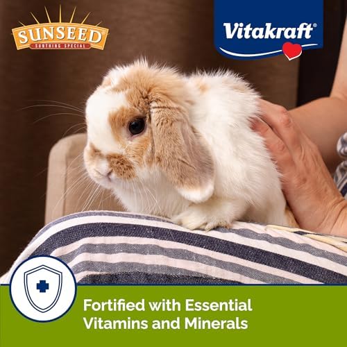 Sun Seed Vita Prima Adult Rabbit Food small animal feeding bowl setting