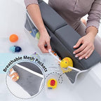 Cuddling Baby elbow rest pad with toy storage pockets
