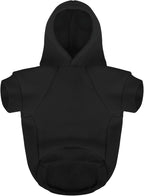 Paiaite small breed dog sweater coat back view highlighting the printed graphic design