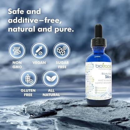 Biotrace BioActive Silica 60ml bottle side profile