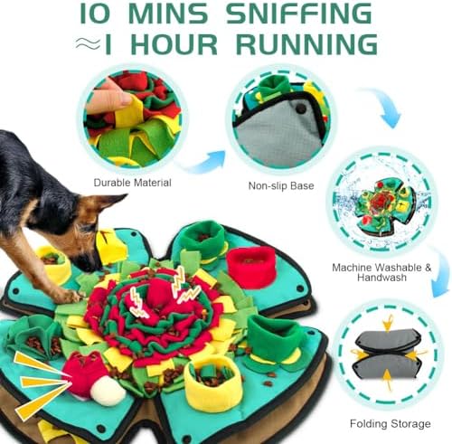Awoof Snuffle Mat for Dogs non-slip bottom