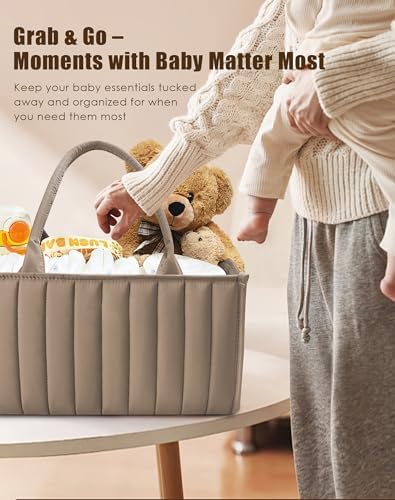 Two pack diaper caddy set for car and home travel use
