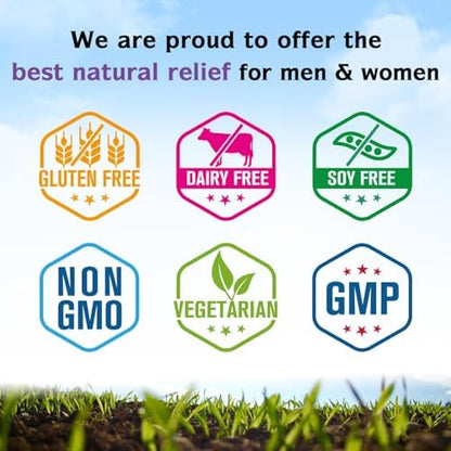 Full product packaging of Innate Vitality USA imported magnesium supplement showing third party tested certification