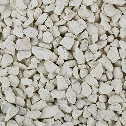 Freshwater aquarium filter media bag filled with white diamond crystals