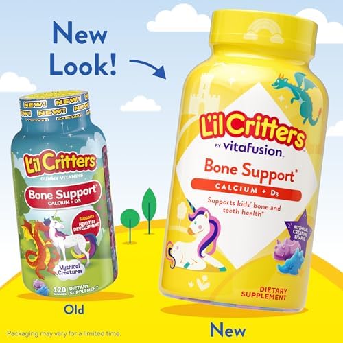 Lil Critters Bone Support packaging details and ingredients