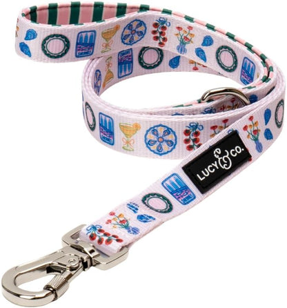 Lucy & Co. Designer Dog Leash - Pet Accessories - Thick Dog Leash - Padded Handle for Comfort - Among The Wildflowers - 5 Foot (Purple Floral, Small) - Image 11