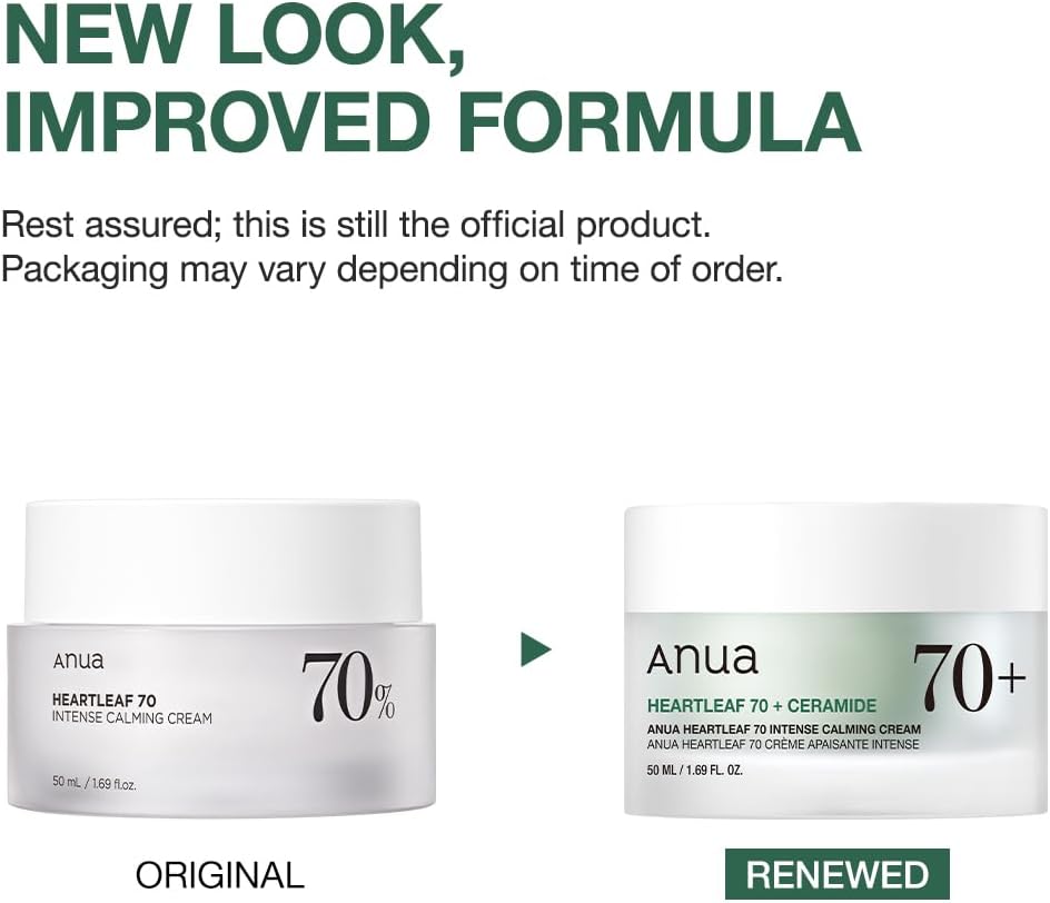 Anua Heartleaf 70 Intense Calming Cream with Ceramide, 1.69 fl.oz - Image 2