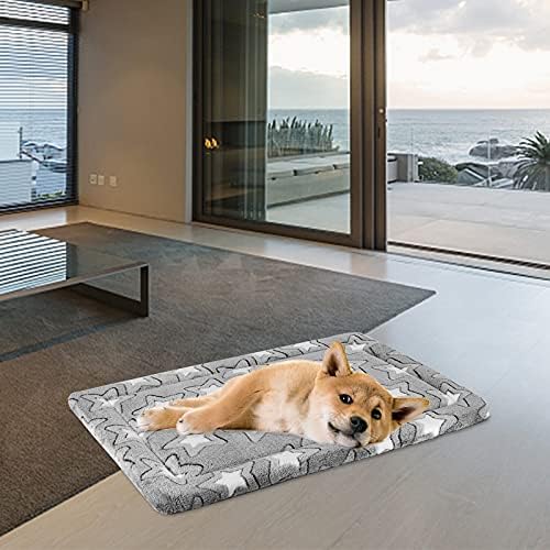 EMPSIGN portable dog bed compressed inside a standard wire pet crate