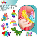 Assorted bubble popper and stress relief fidget toys