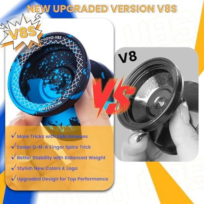 ShungRu V8s yoyo kit including storage case and 12 strings