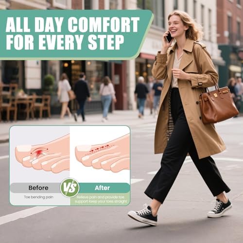 Side profile of Ceyome toe straightener with internal support
