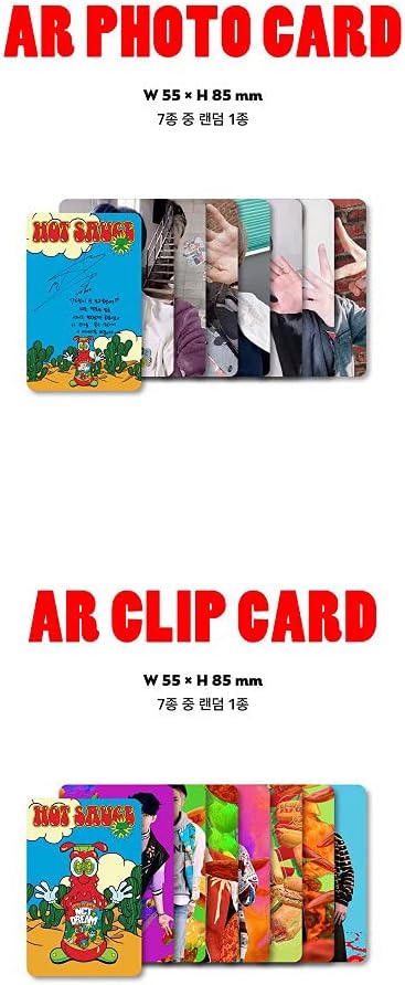 Detailed layout of the lyric paper and bonus collectibles included in the red variant music box.