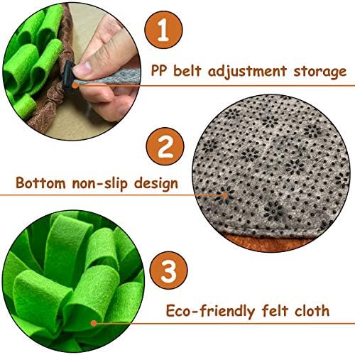 Neecong Pet Snuffle Mat For Dogs non slip bottom detail