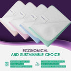 Demonstration of the waterproof underpad protecting a household mattress from spills