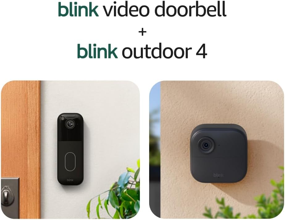 Blink Outdoor 4 - Wireless smart security camera, two-year battery life, 1080p HD day and infrared night live view, two-way talk. Sync Module Core included - 3 camera system - Image 8