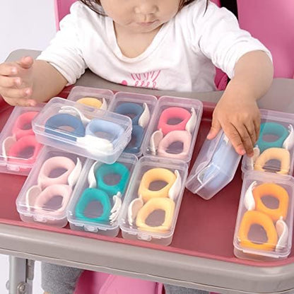 Hiwood self feeding set inside portable travel case