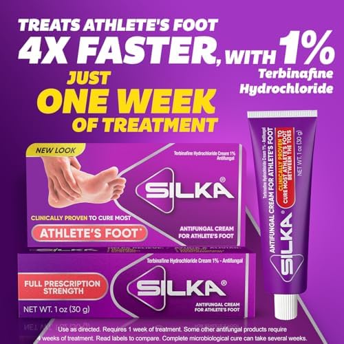 Silka Odor Defense foot powder with cooling beads for moisture absorption