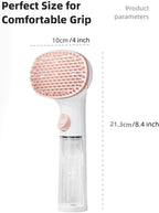 Push button shampoo dispensing grooming tool