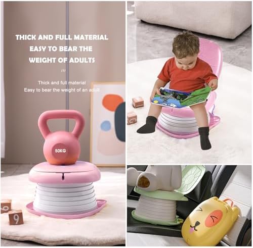 Spark Moments travel potty with liner installation view