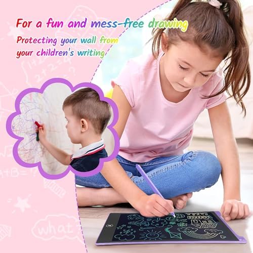 Close up of pressure sensitive screen on Tecjoe writing tablet