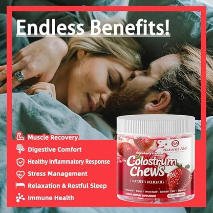 Natures Aid daily digestive wellness tablets with premium IgG immunoglobulins.