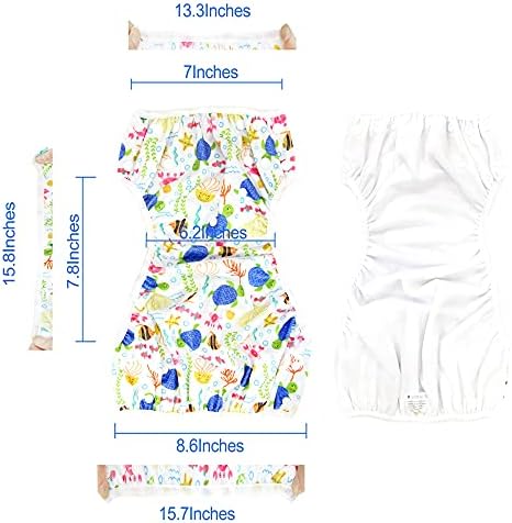 Langsprit washable toddler swim diaper featuring waterproof PUL layer