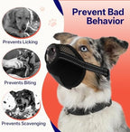 Dog muzzle side profile showing panting capability