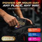 Kukaly Creatine Monohydrate Gummies supplement facts panel and ingredients