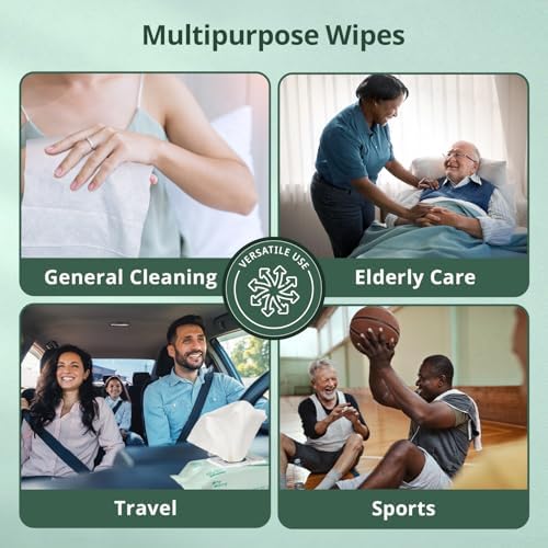 WhyWorry unscented incontinence wipes 55 count pack layout