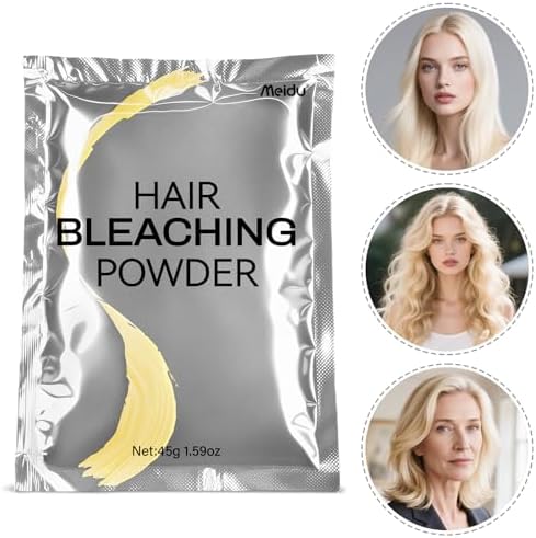 Meidu professional hair color remover powder ideal for home balayage setups
