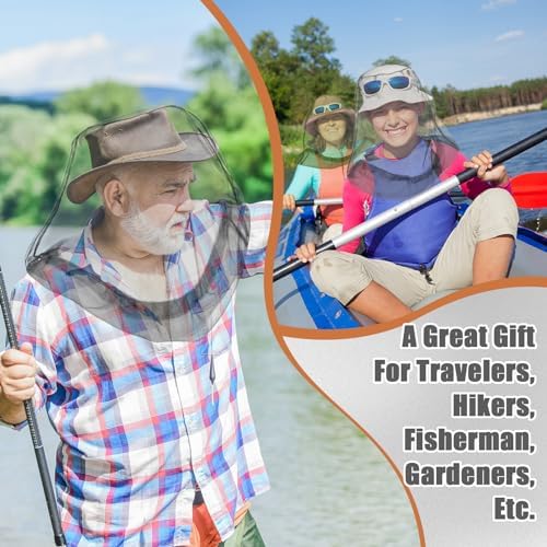 Set of four Hestya grey mosquito nets for camping