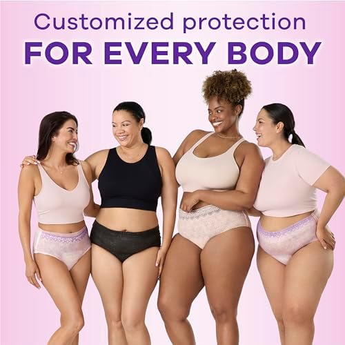 Always Discreet RapidDry core technology illustration on protective brief