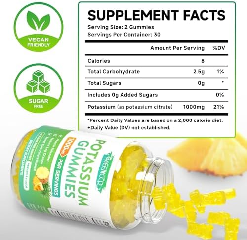 MEENCCD pineapple flavor supplement dietary facts and ingredients panel display
