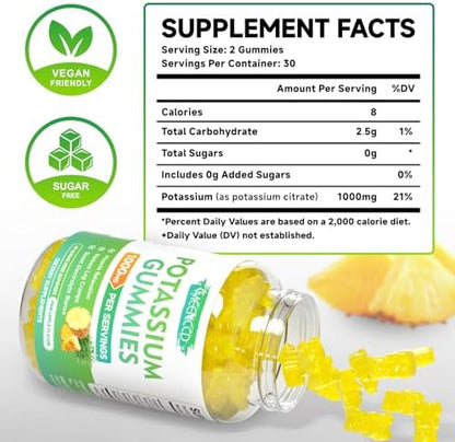 MEENCCD pineapple flavor supplement dietary facts and ingredients panel display