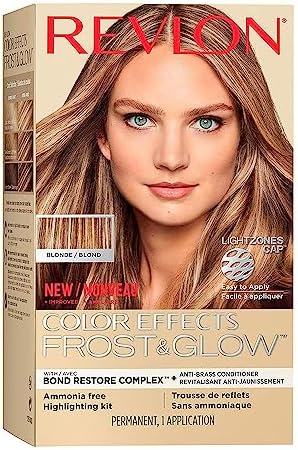 Revlon highlighting kit packaging showing the LightZones cap and hook