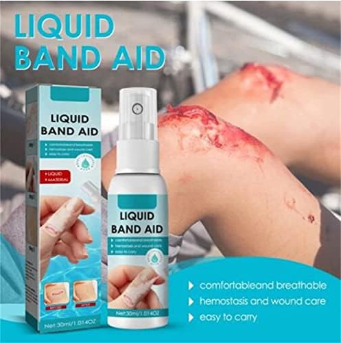 First aid kit essential bandage spray for minor scrapes and paper cuts