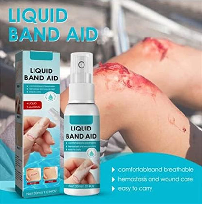 First aid kit essential bandage spray for minor scrapes and paper cuts