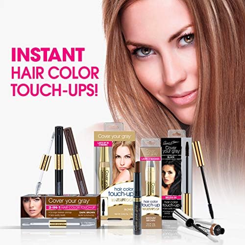 Authentic imported Cover Your Gray two pack hair stick product dimensions view