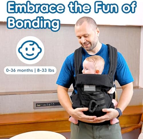 Side profile of Yesybc infant carrier showing adjustable straps