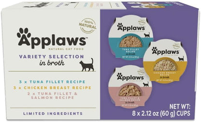 Applaws Natural Wet Cat Food, 8 Count, Limited Ingredient Cat Food Pots, Fish Variety Count in Broth, 2.12oz Pots - Image 12
