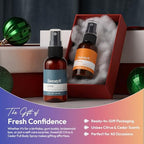 Natural whole body deodorant spray with witch hazel and cactus flower.
