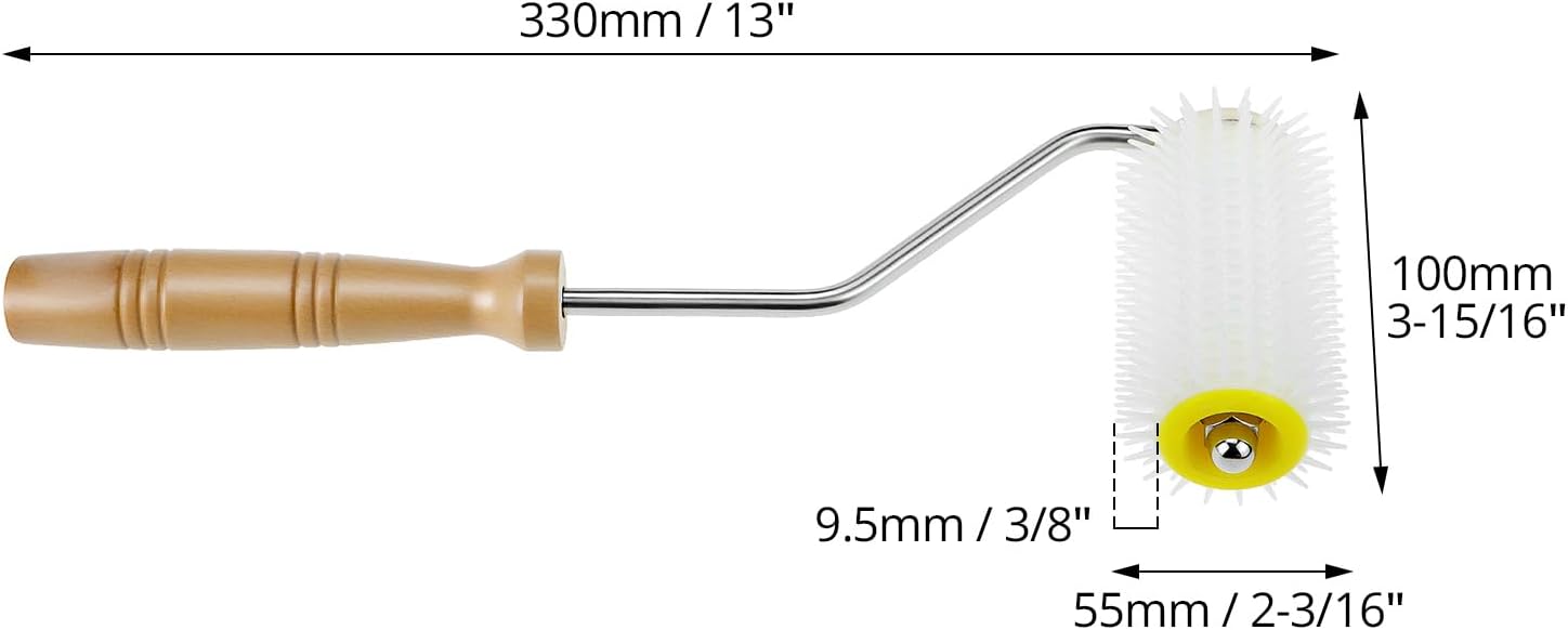 QWORK uncapping needle roller demonstrating minimal wax destruction design