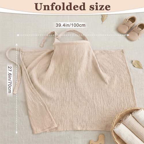 Layzoo nursing cover showing rigid arch neckline feature