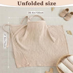 Layzoo nursing cover showing rigid arch neckline feature