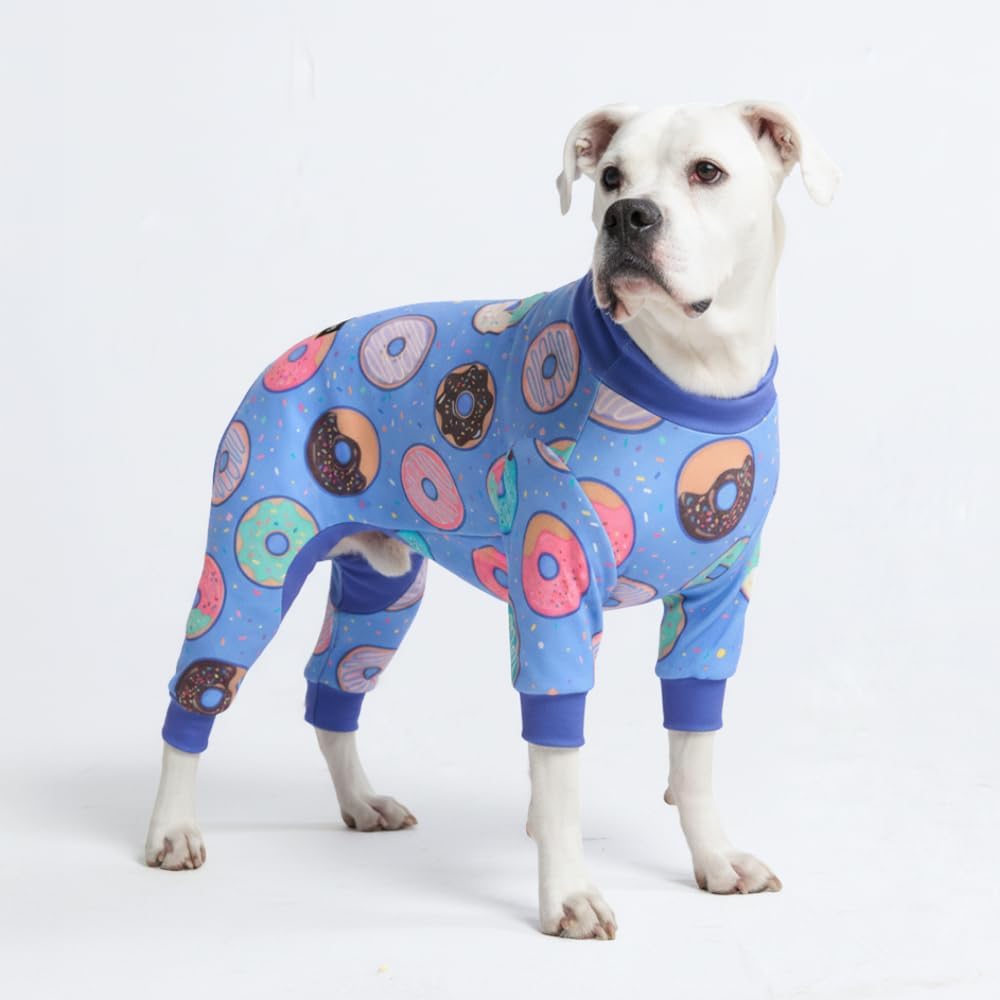 Spark Paws Dog Pajama, Dog Recovery Suit Male, Onesie, Ultra-Soft and 4-Way Stretch, for Small Medium and Large Breeds - Dinosaurs - 3XL - Image 14