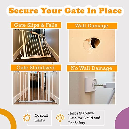 Wall Nanny safety gate protector rubber backing close up
