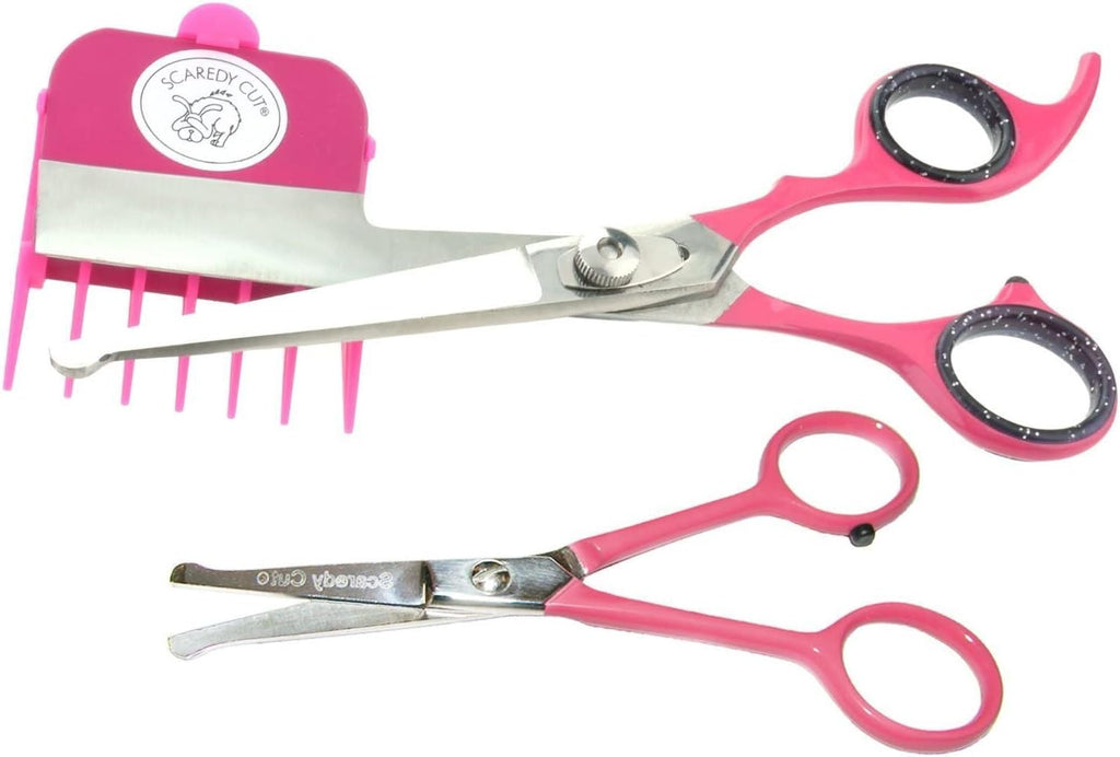 SCAREDY CUT Silent Pet Grooming Kit for Dog, Cat and All Pet Grooming - A Quiet Alternative to Electric Clippers for Sensitive Pets (Left-Handed Pink) - Image 11