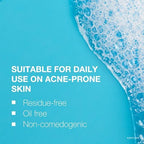 Residue-free facial cleanser suitable for adults and teens acne treatment