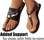 Copper infused black compression band for flat feet relief