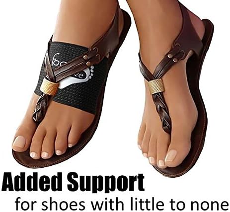 Copper infused black compression band for flat feet relief